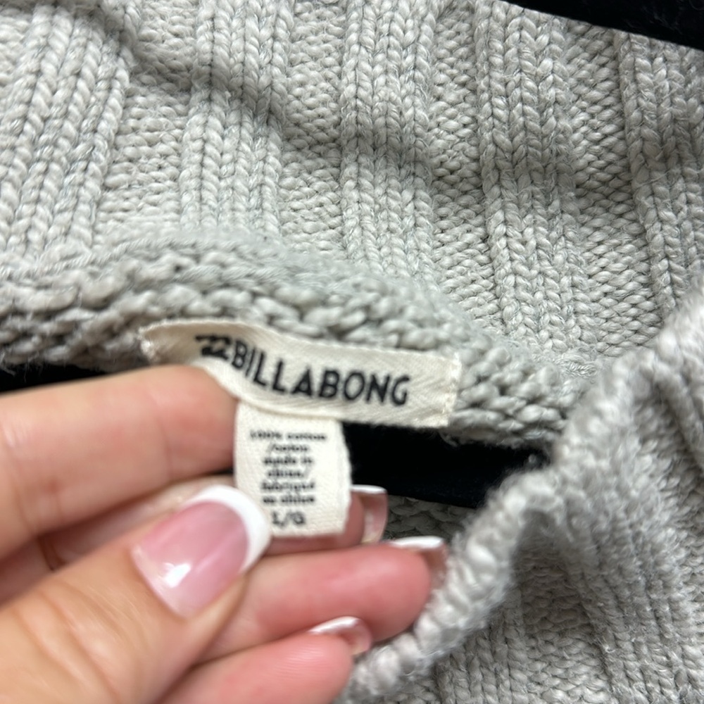 Billabong sweater large Dusty gray - Picture 3 of 5